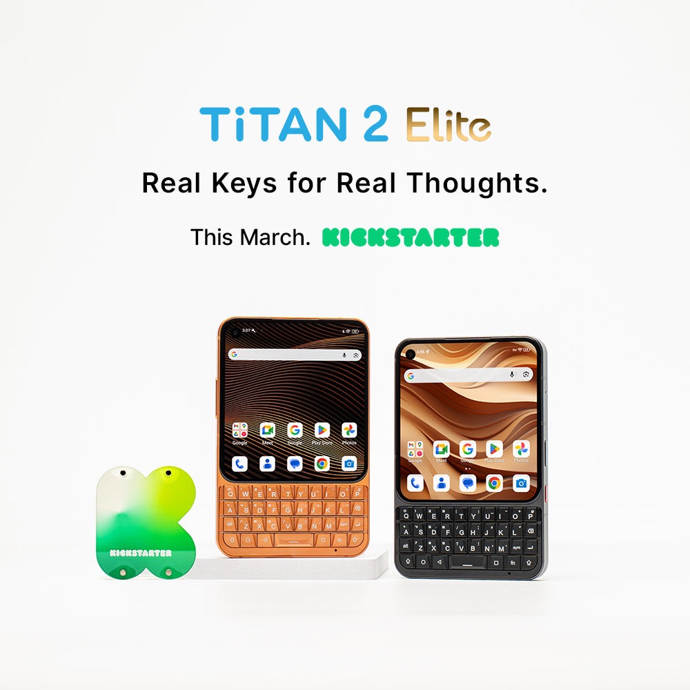 Unihertz「Titan 2 Elite」登場へ。正方形スマホ+物理キーボードという唯一無二の進化 Titan_2_Elite_Coming_Soon_on_Kic